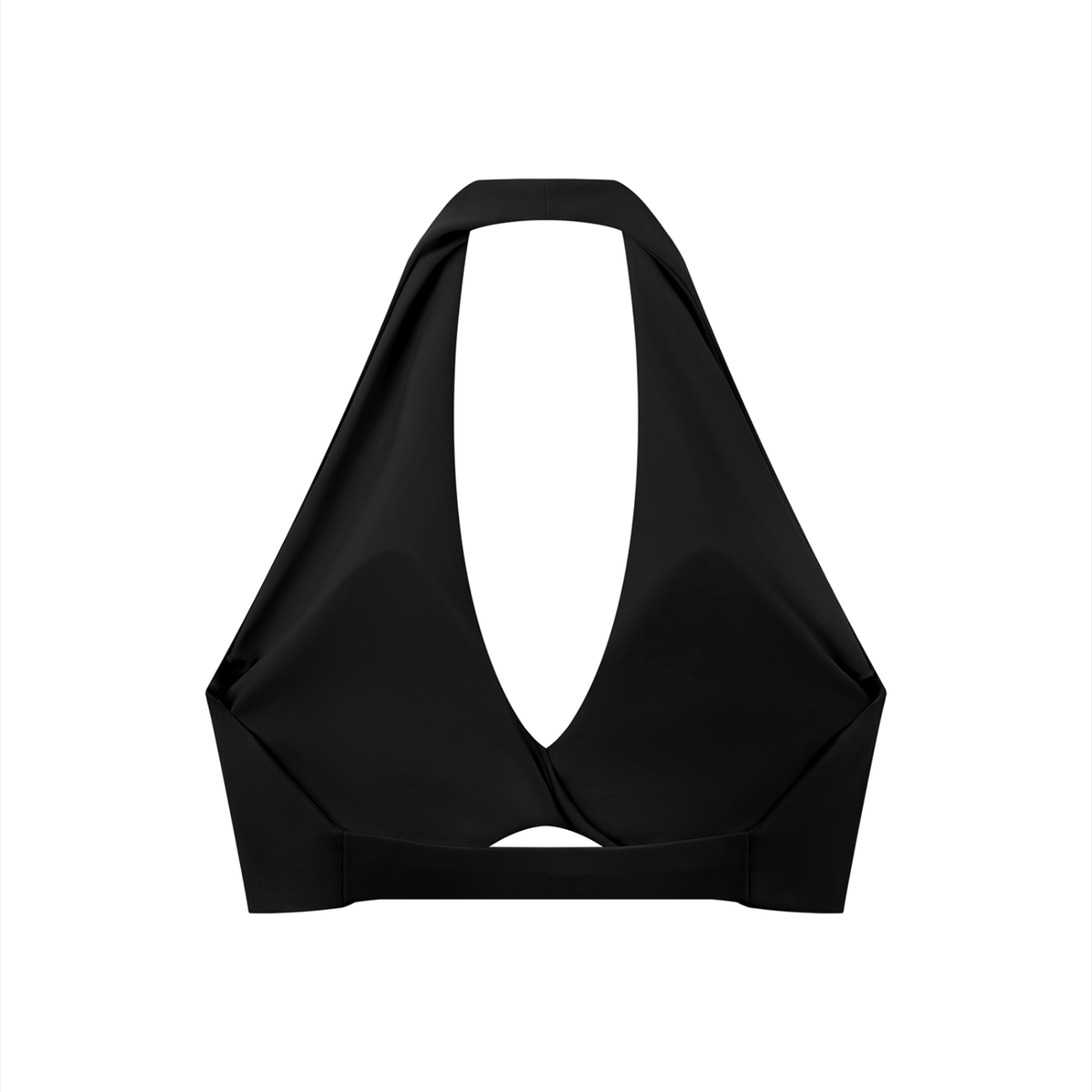 “Celeste” pleated Halter Sports Bra (Women’s)