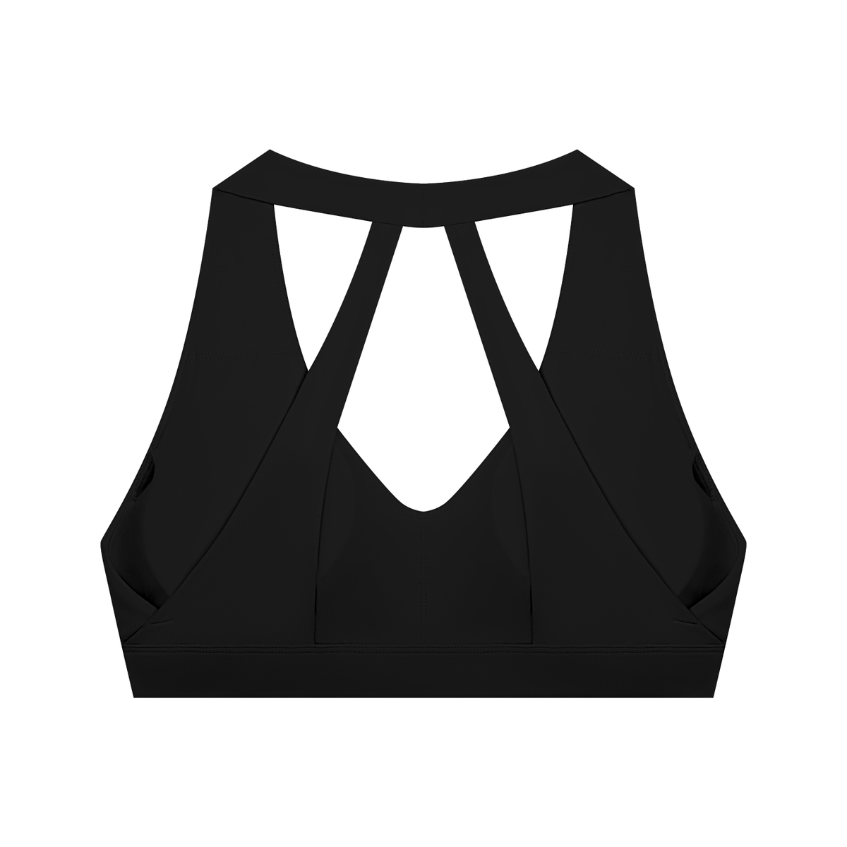 “Priscilla” Halter Cropped Sports Bra (Women’s)