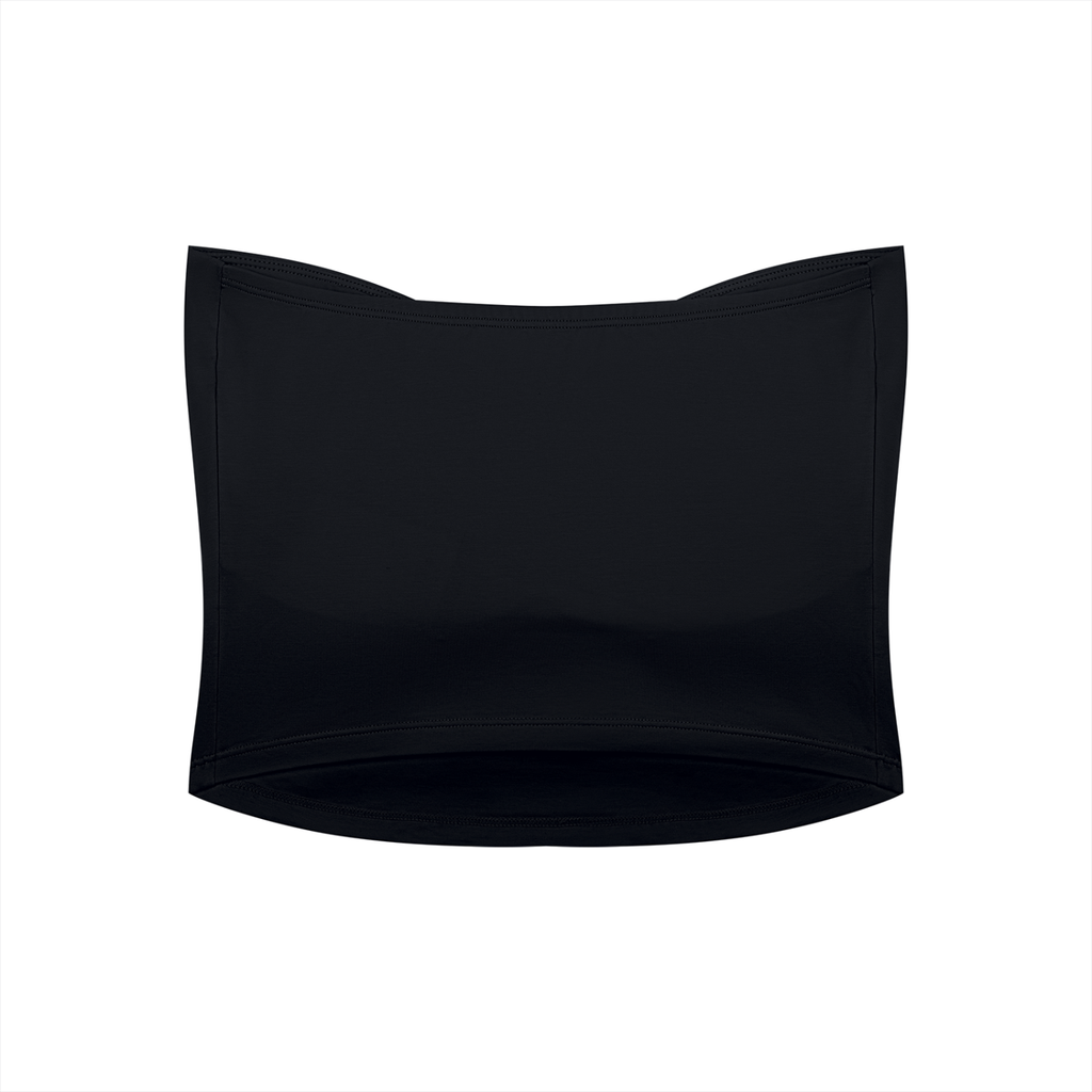 “Aurora” ruched Cropped Tube Top (Women’s)